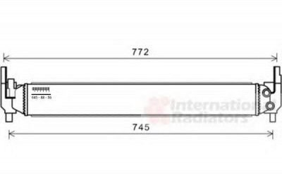 VAN WEZEL 03002346 -  Радиатор, охлаждение двигателя